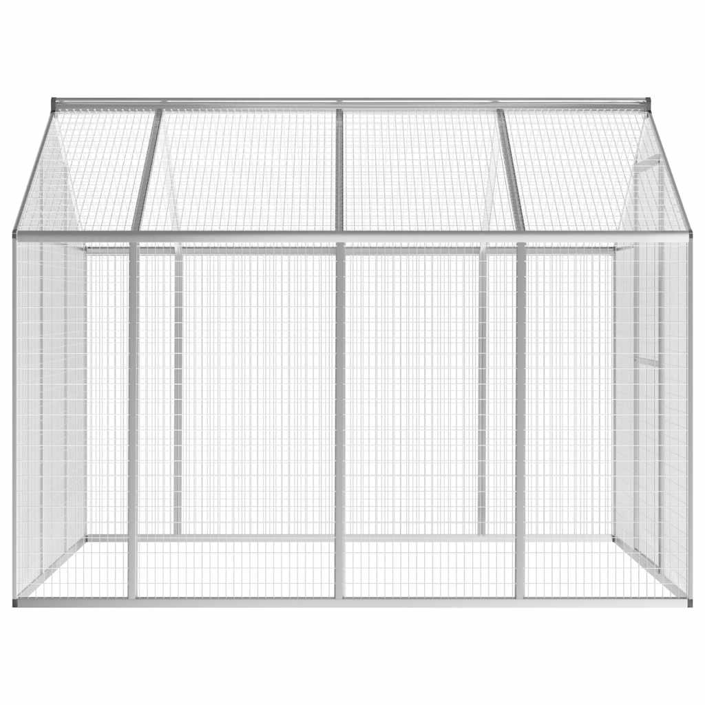vidaXL Ptaszarnia z aluminium, 178 x 242 x 192 cm