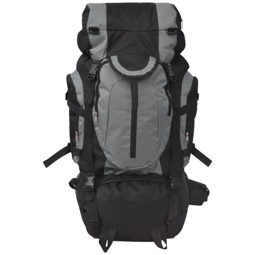 vidaXL Plecak turystyczny, XXL, 75 L, czarno-szary