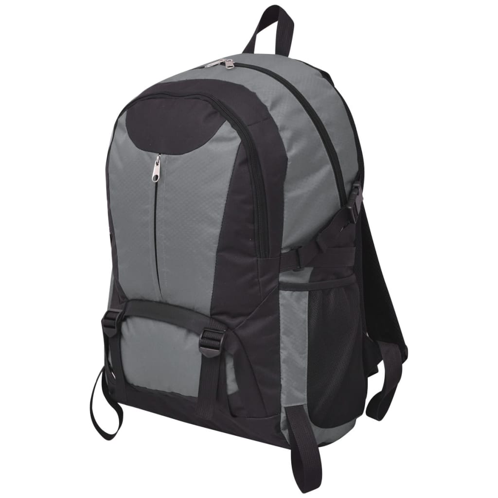 vidaXL Plecak turystyczny 40 L, czarno-szary