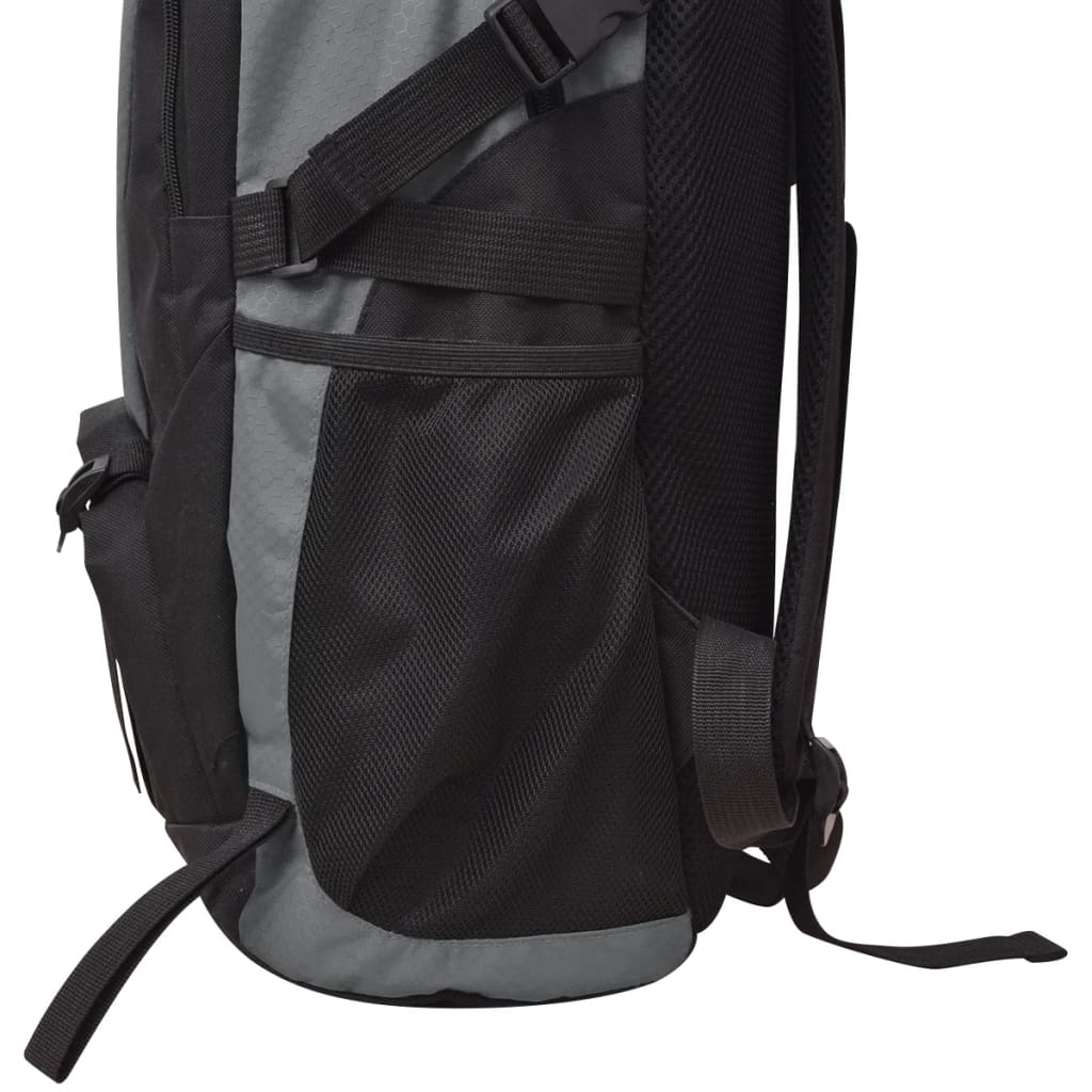 vidaXL Plecak turystyczny 40 L, czarno-szary