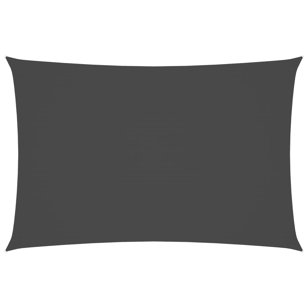 vidaXL Prostokątny żagiel ogrodowy z tkaniny oxford, 2x4 m, antracyt