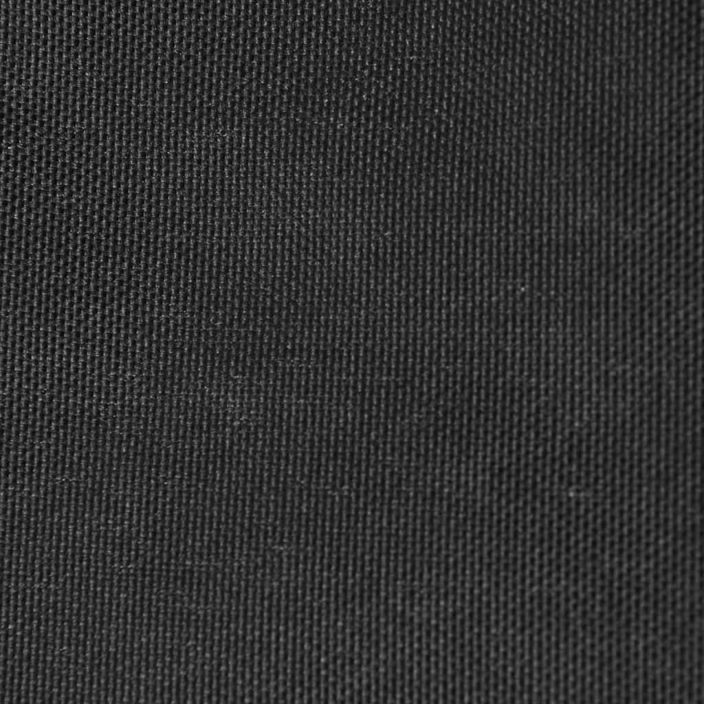 vidaXL Trójkątny żagiel ogrodowy z tkaniny oxford, 5x5x5 m, antracyt