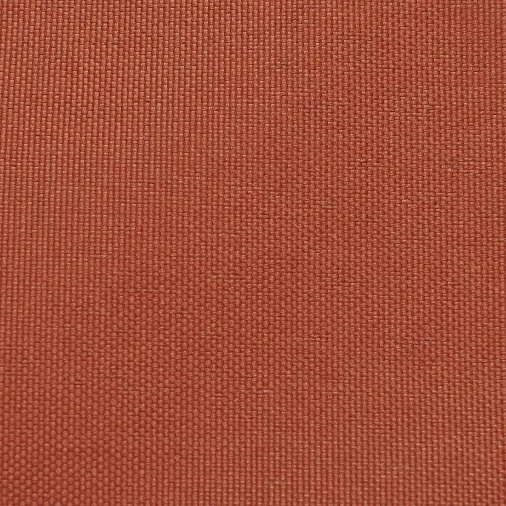 vidaXL Parawan balkonowy z tkaniny oxford, 90x600 cm, terakota