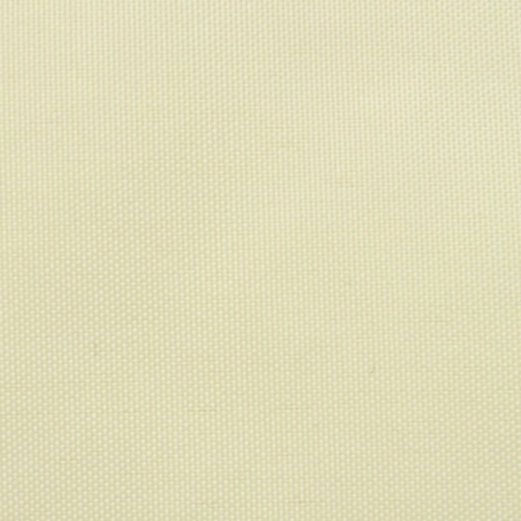 vidaXL Parawan balkonowy z tkaniny oxford 90x600 cm kremowy