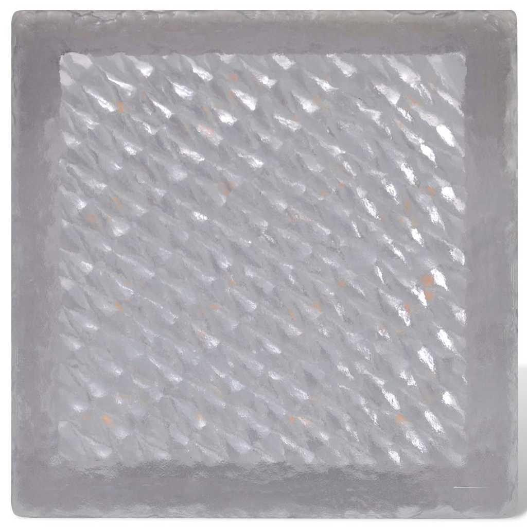 vidaXL Lampy gruntowe LED, 6 szt., 100x100x68 mm