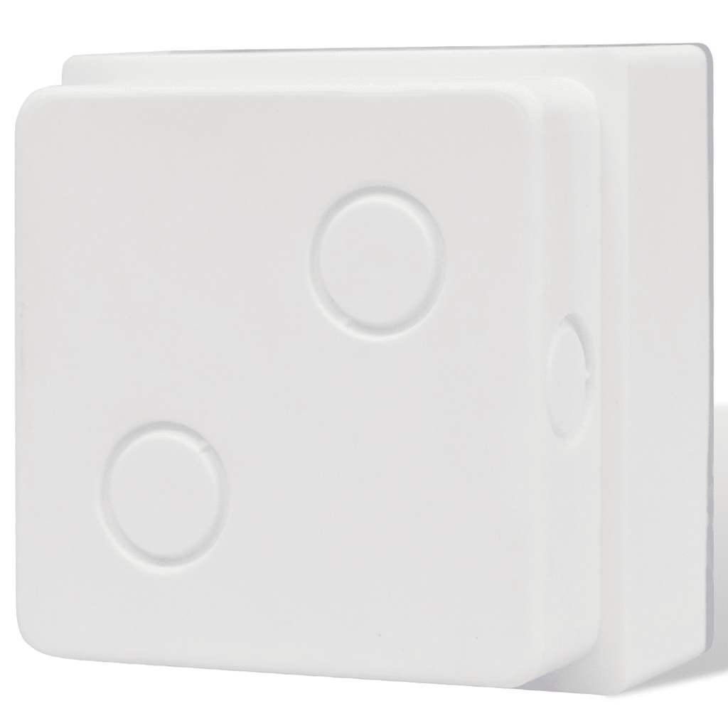 vidaXL Lampy gruntowe LED, 6 szt., 100x100x68 mm