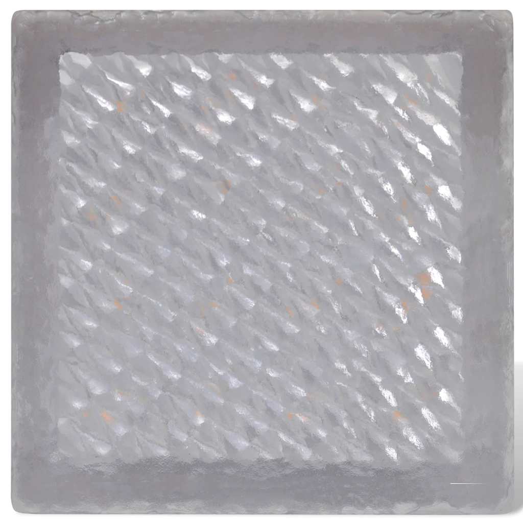 vidaXL Lampy gruntowe LED, 12 szt., 100x100x68 mm
