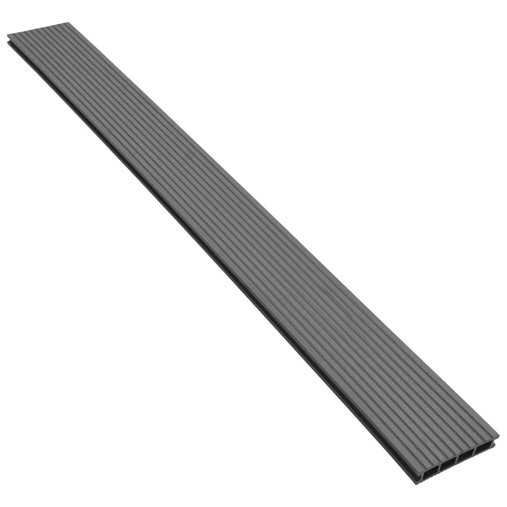 vidaXL Deska Tarasowa 6 pcs Szary Kompozyt drewniano-plastikowy