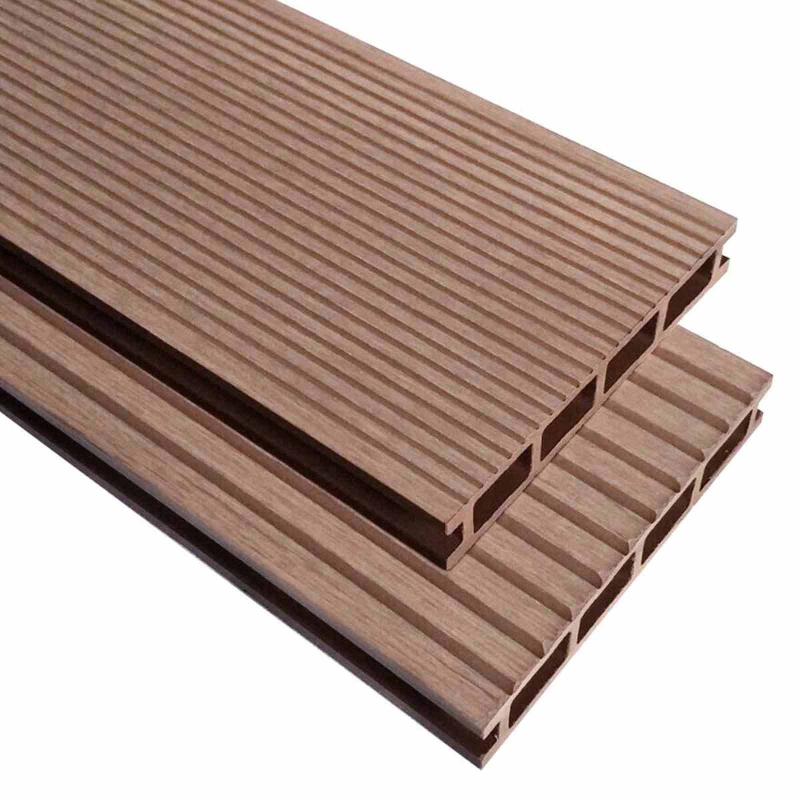 vidaXL Deska Tarasowa 6 pcs Brązowy Kompozyt drewniano-plastikowy
