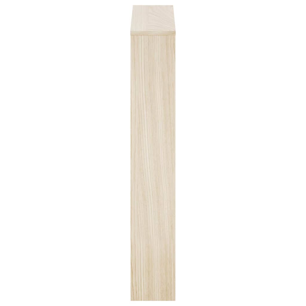 vidaXL Szafka na buty z 3 półkami i lustrem, kolor dębu 63x17x102,5 cm