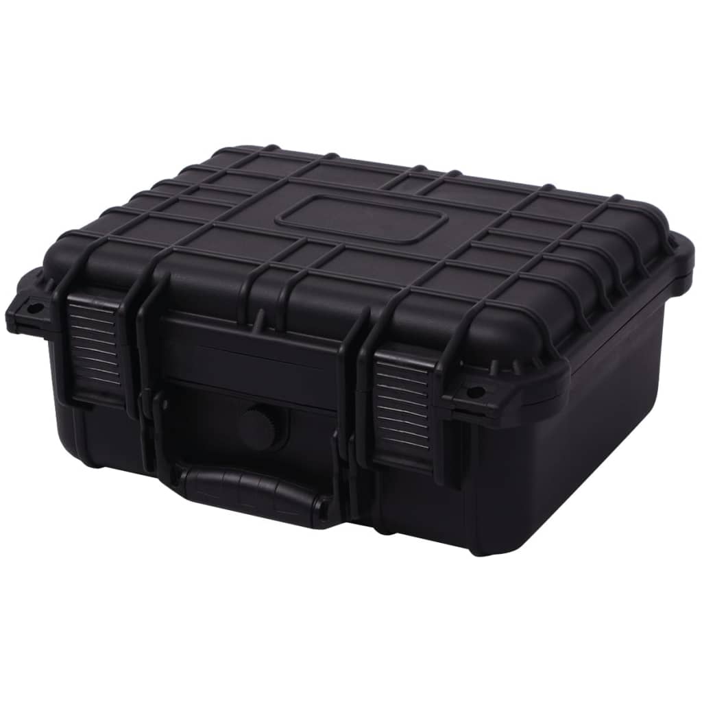 vidaXL Walizka ochronna czarna 35x29,5x15 cm