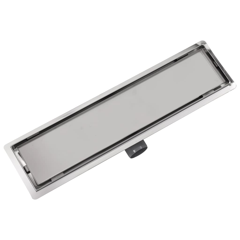 vidaXL Odpływ/Spust przysznicowy liniowy 530x140 mm, stal nierdzewna
