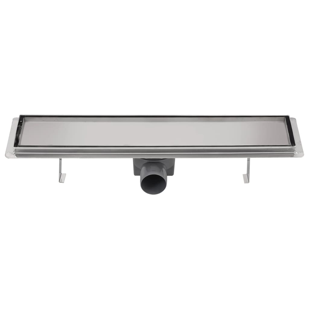 vidaXL Odpływ/Spust przysznicowy liniowy 530x140 mm, stal nierdzewna