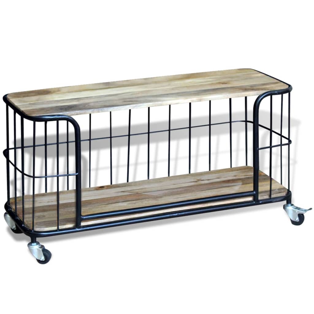 vidaXL Szafka pod TV, drewno mango, 100x40x45 cm