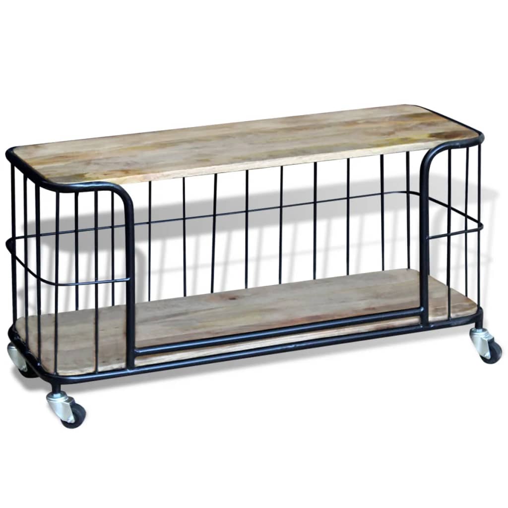vidaXL Szafka pod TV, drewno mango, 100x40x45 cm