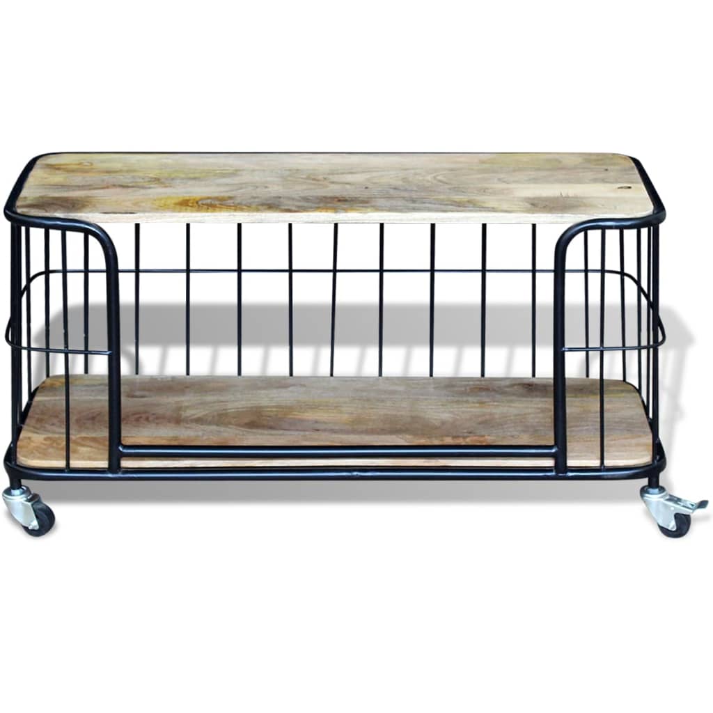 vidaXL Szafka pod TV, drewno mango, 100x40x45 cm