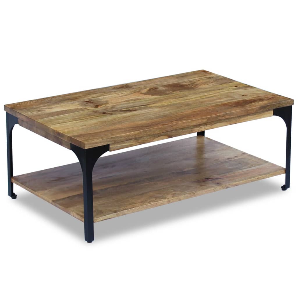 vidaXL Stolik kawowy z drewna mango 100x60x38 cm