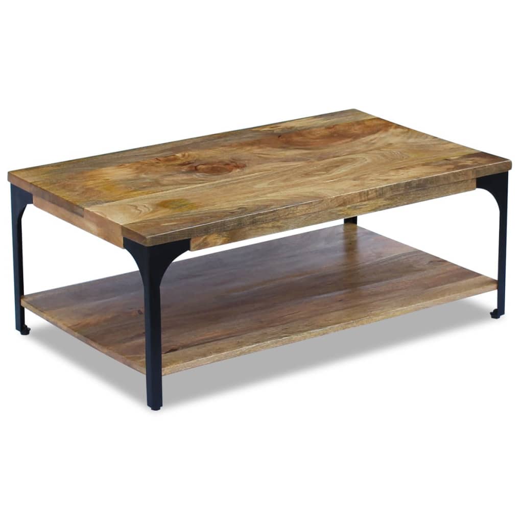 vidaXL Stolik kawowy z drewna mango 100x60x38 cm