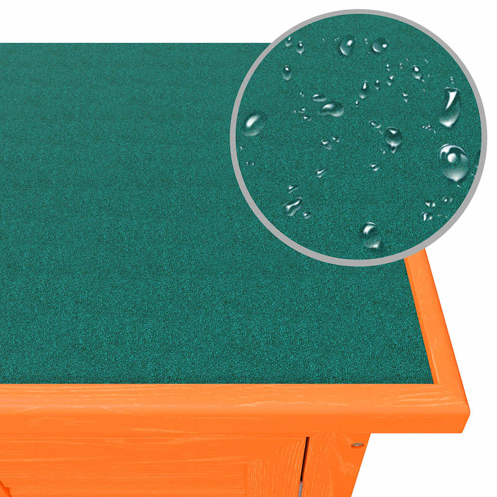 Klatka dla królików vidaXL Outdoor Hutch Small Pet Cage 4 Door Wood