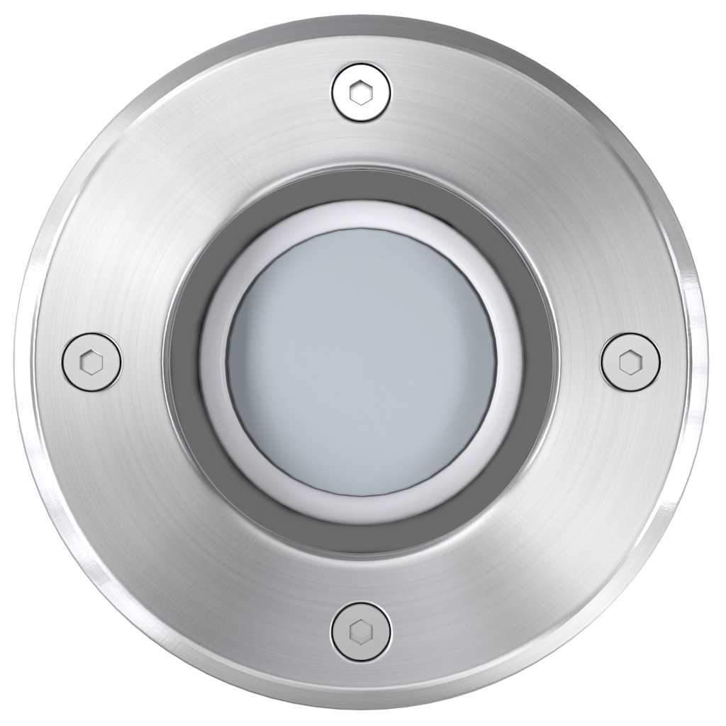 vidaXL Lampy najazdowe LED 3 szt. okrągłe