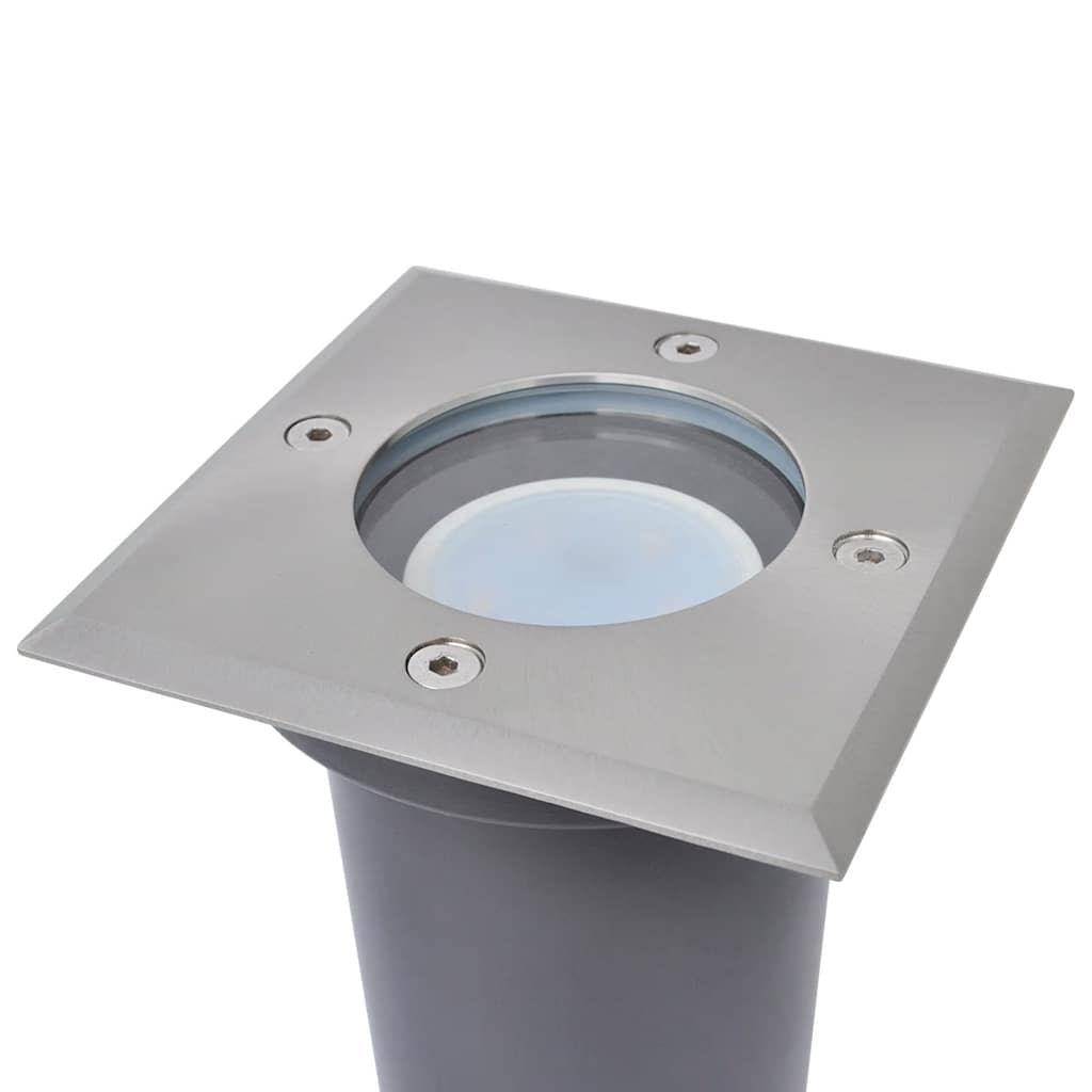 vidaXL Lampy najazdowe LED 3 szt. kwadratowe