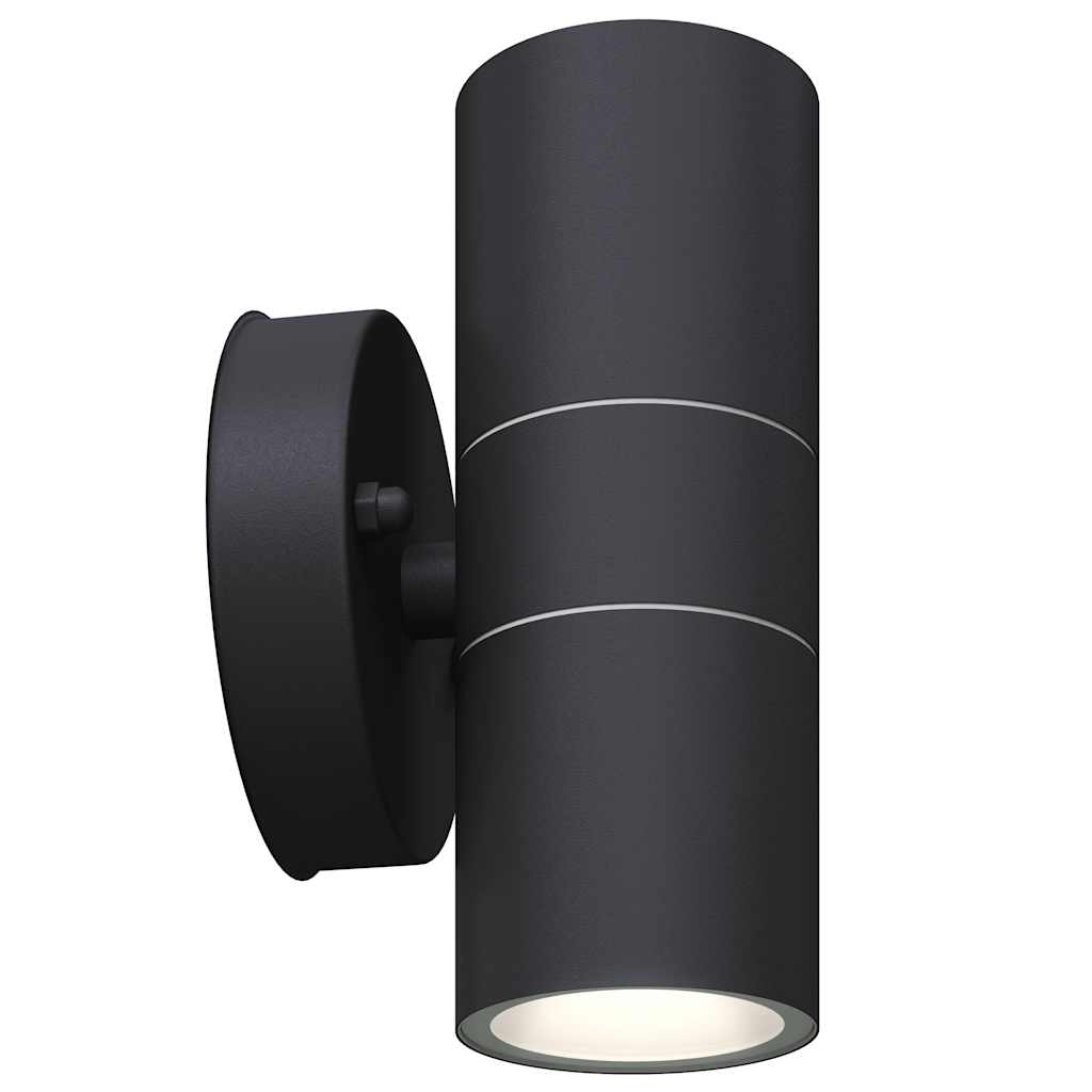 vidaXL Lampy ścienne zewnętrzne, 2 szt., stal nierdzewna, góra/dół