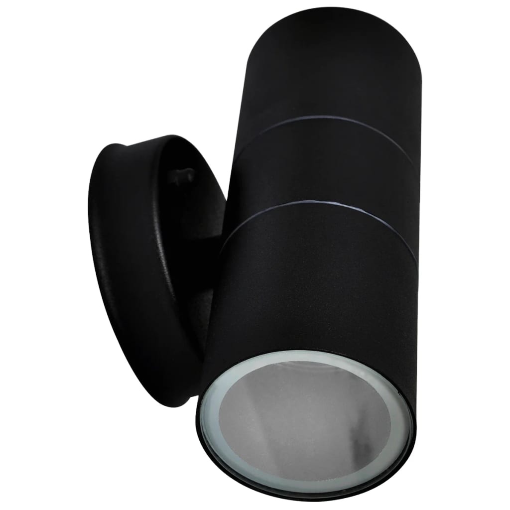 vidaXL Lampy ścienne zewnętrzne, 2 szt., stal nierdzewna, góra/dół