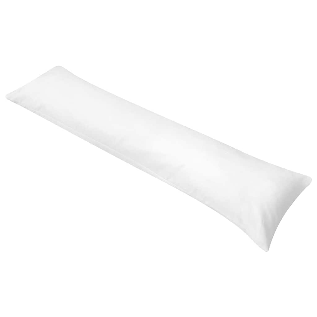 vidaXL Poduszka pod całe ciało do spania na boku, 40x145 cm, biała