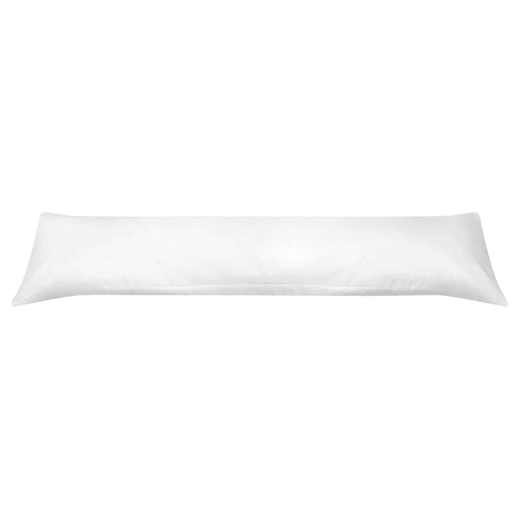 vidaXL Poduszka pod całe ciało do spania na boku, 40x145 cm, biała