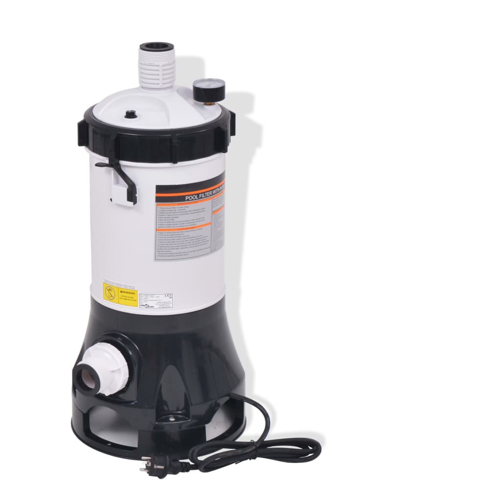 vidaXL Pompa filtracyjna do basenu, 185 W, 4,4 m³/h