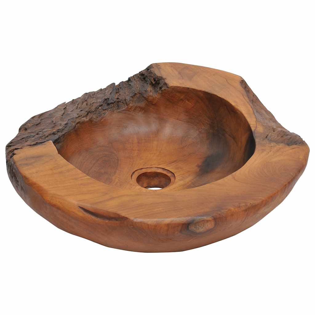 vidaXL Umywalka z drewna tekowego, 45 cm