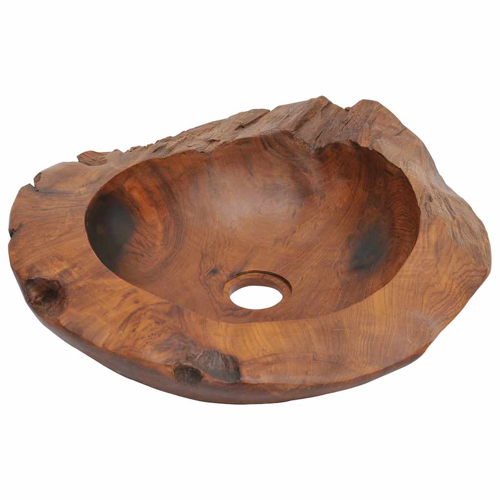 vidaXL Umywalka z drewna tekowego, 45 cm