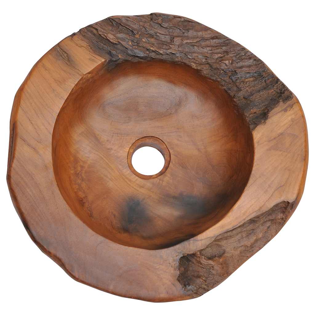 vidaXL Umywalka z drewna tekowego, 45 cm