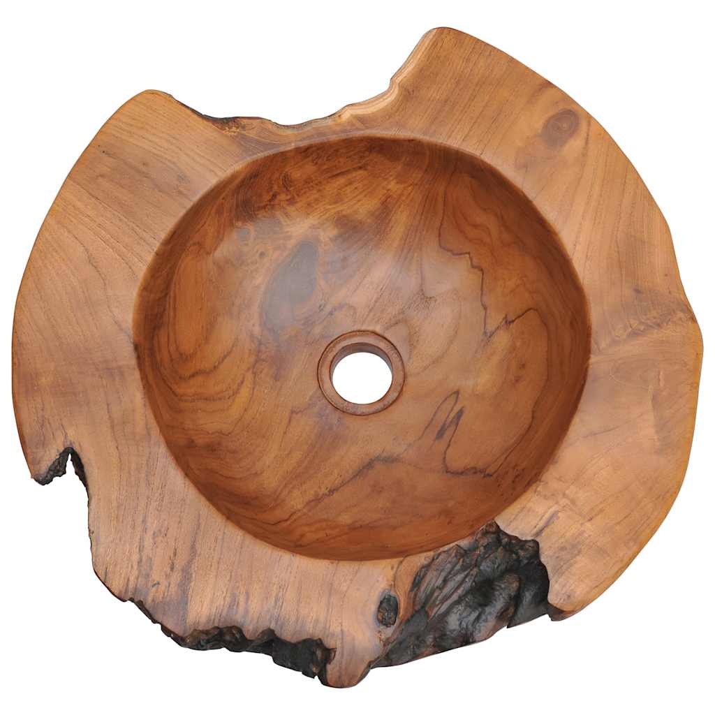 vidaXL Umywalka z drewna tekowego, 45 cm