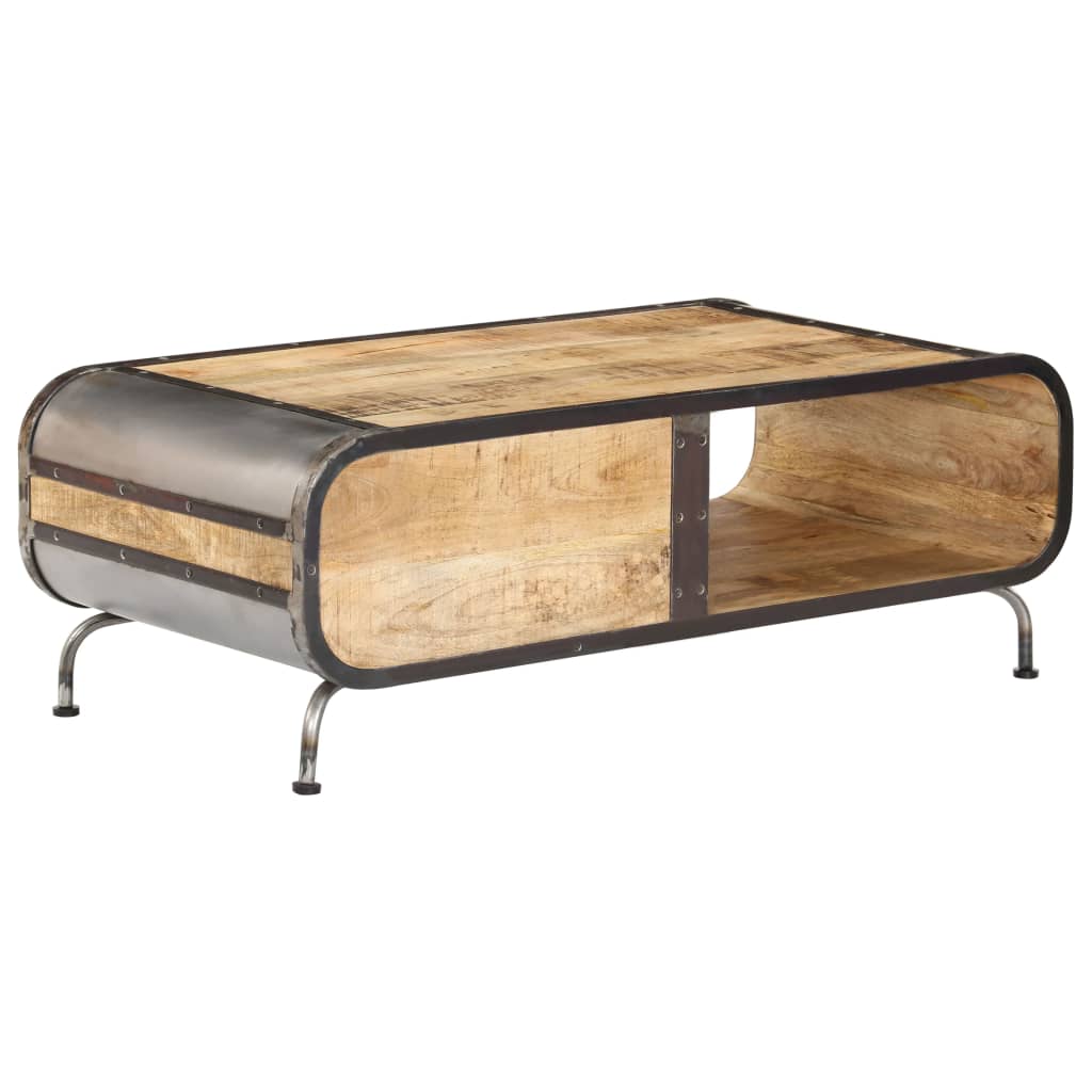 vidaXL Stolik kawowy, 100x50x35 cm, lite drewno mango
