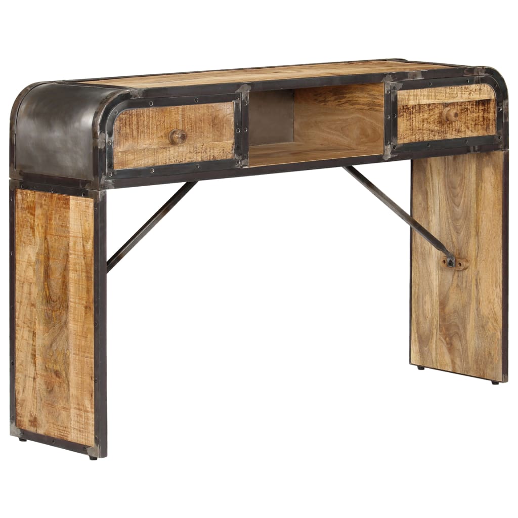 vidaXL Szafka, 120x30x75 cm, lite drewno mango
