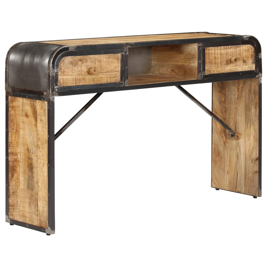 vidaXL Szafka, 120x30x75 cm, lite drewno mango