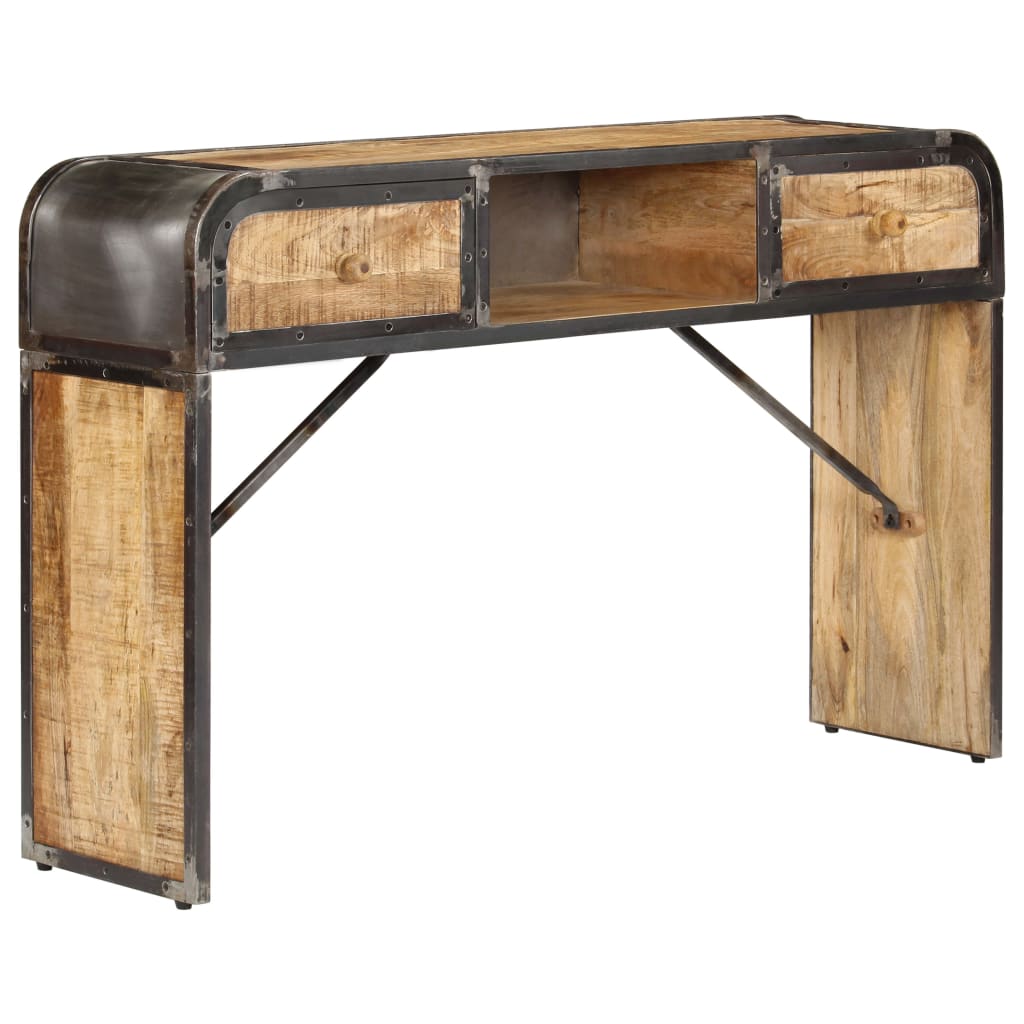 vidaXL Szafka, 120x30x75 cm, lite drewno mango