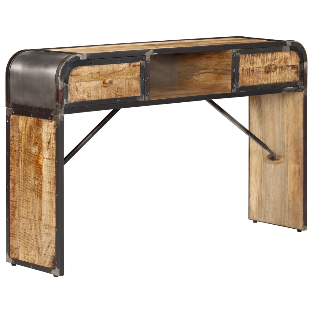 vidaXL Szafka, 120x30x75 cm, lite drewno mango