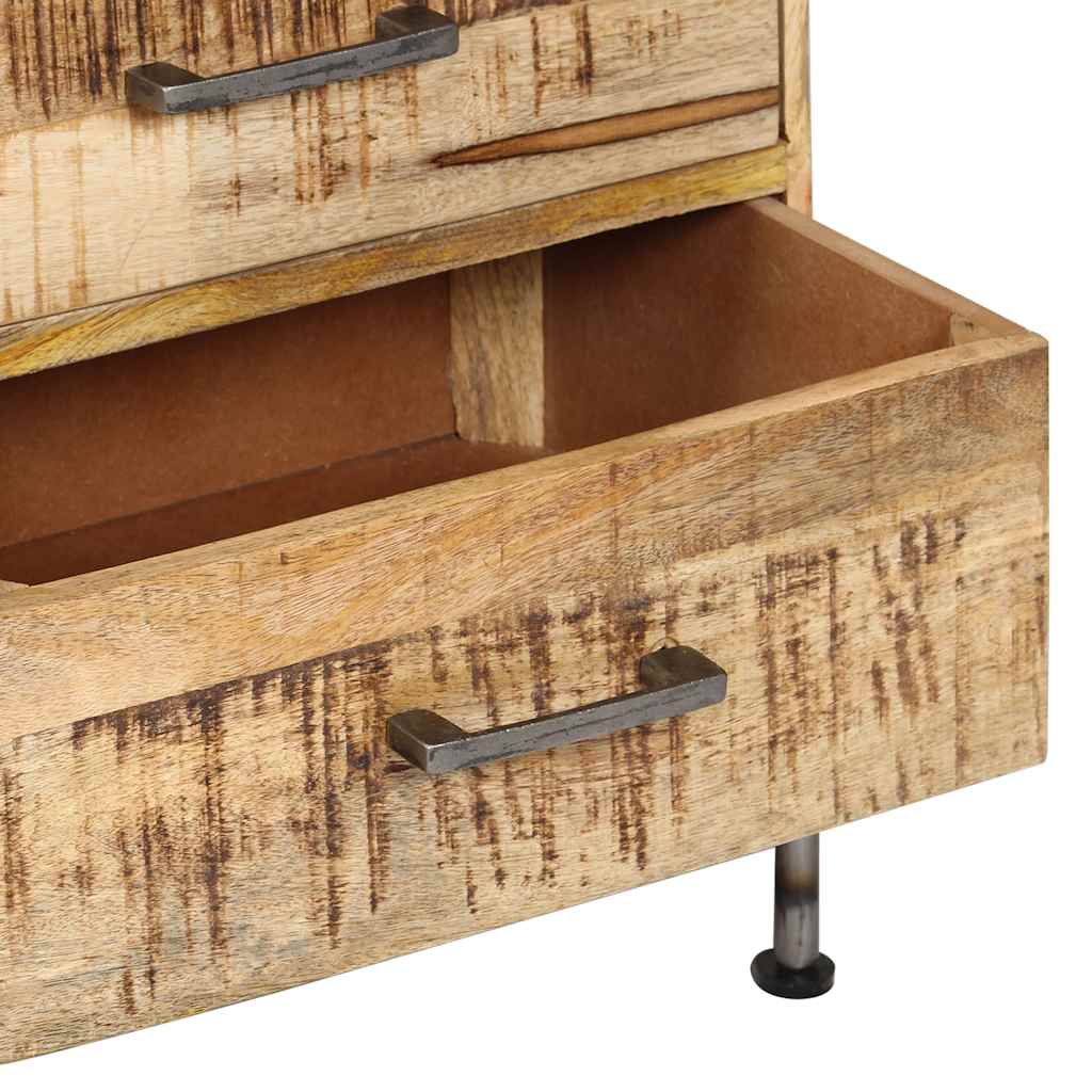 vidaXL Komoda, 45x35x106 cm, lite drewno mango
