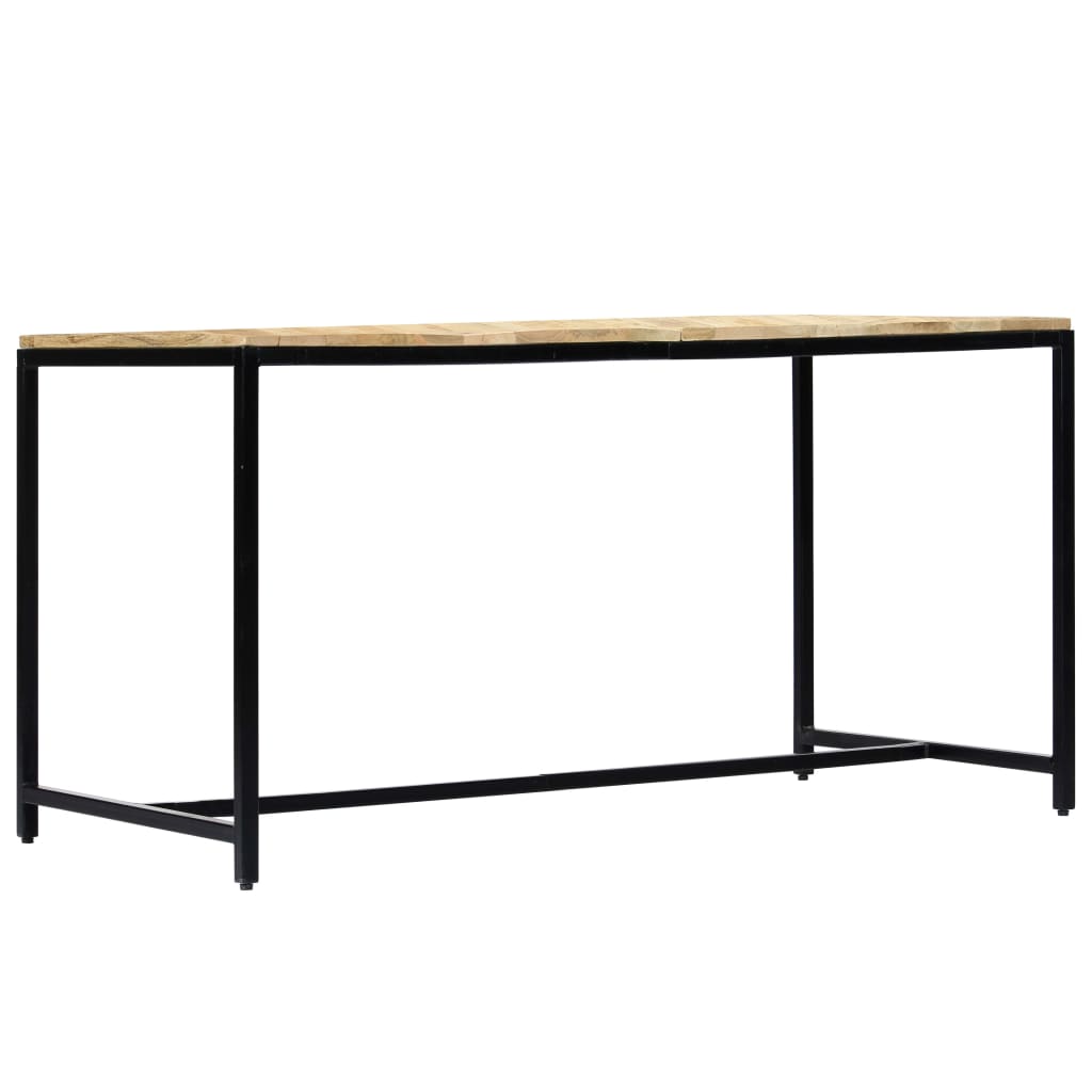 vidaXL Stół jadalniany, 140 x 70 x 75 cm, lite surowe drewno mango