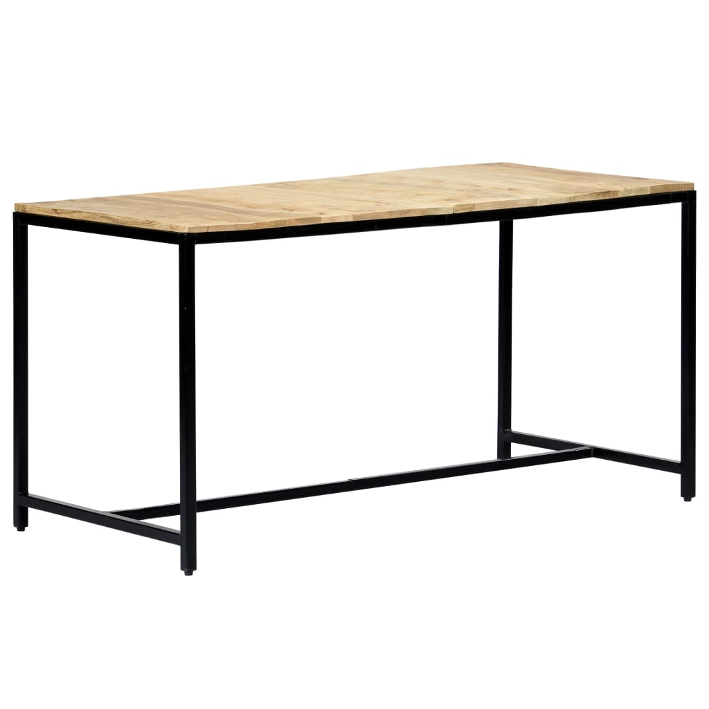 vidaXL Stół jadalniany, 140 x 70 x 75 cm, lite surowe drewno mango