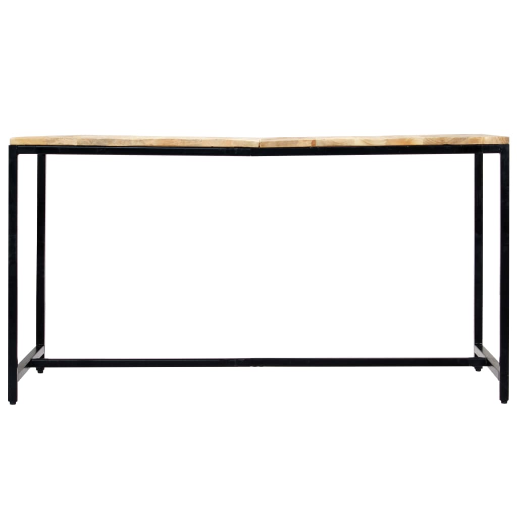 vidaXL Stół jadalniany, 140 x 70 x 75 cm, lite surowe drewno mango