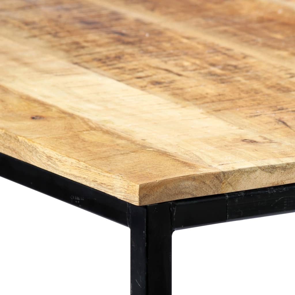 vidaXL Stół jadalniany, 140 x 70 x 75 cm, lite surowe drewno mango