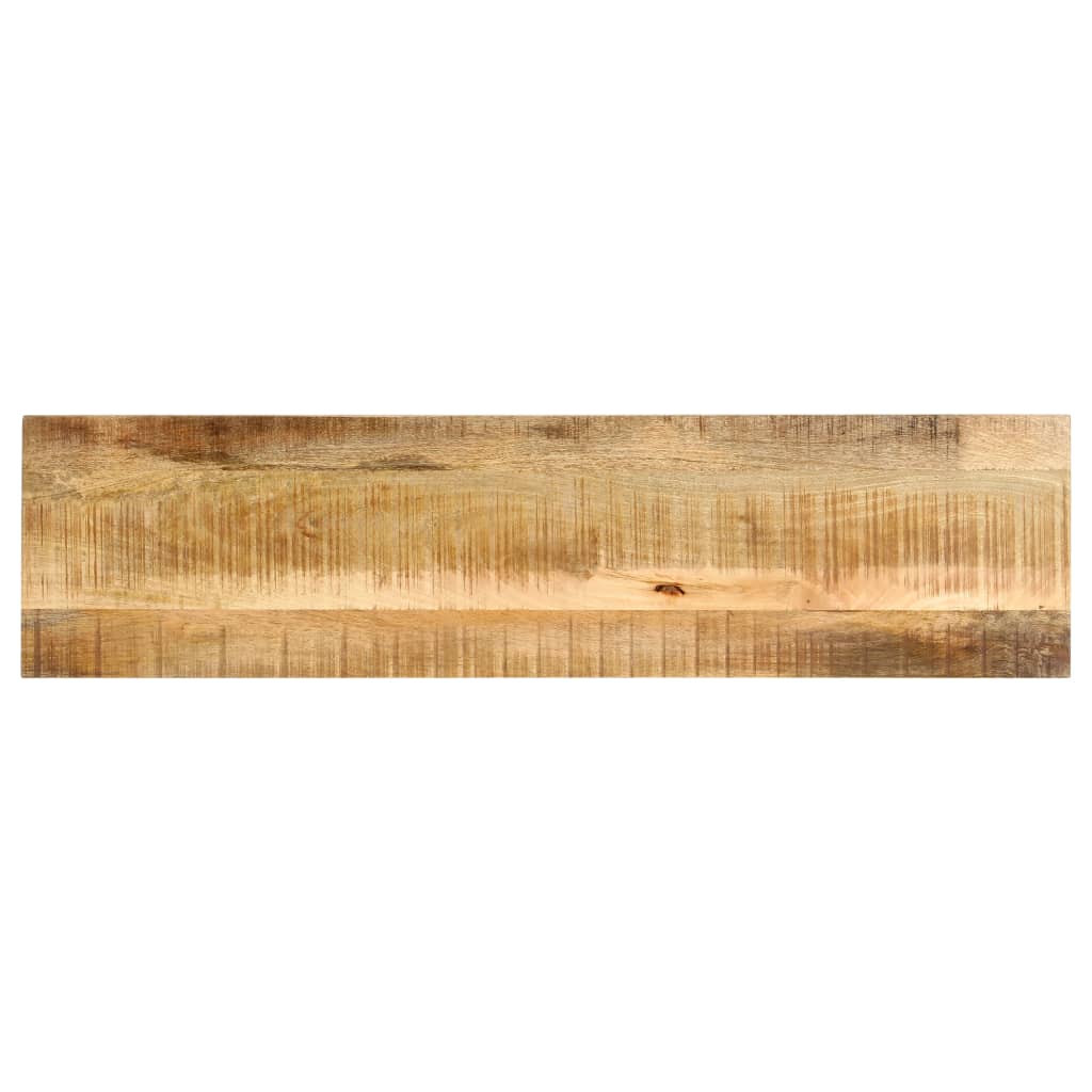 vidaXL Stolik konsola, 140x35x76 cm, lite surowe drewno mango