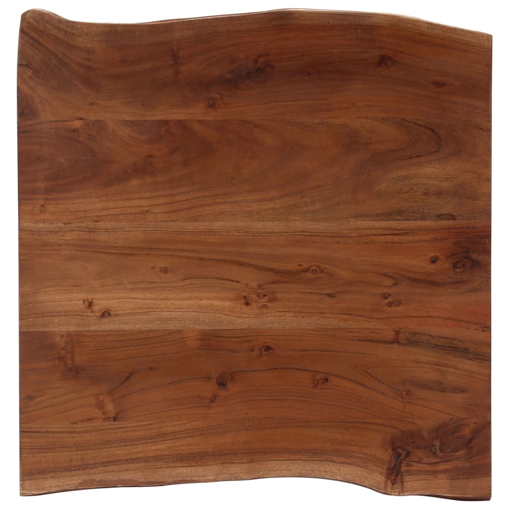 vidaXL Stolik z naturalną krawędzią, 60x60x40 cm, lite drewno akacjowe