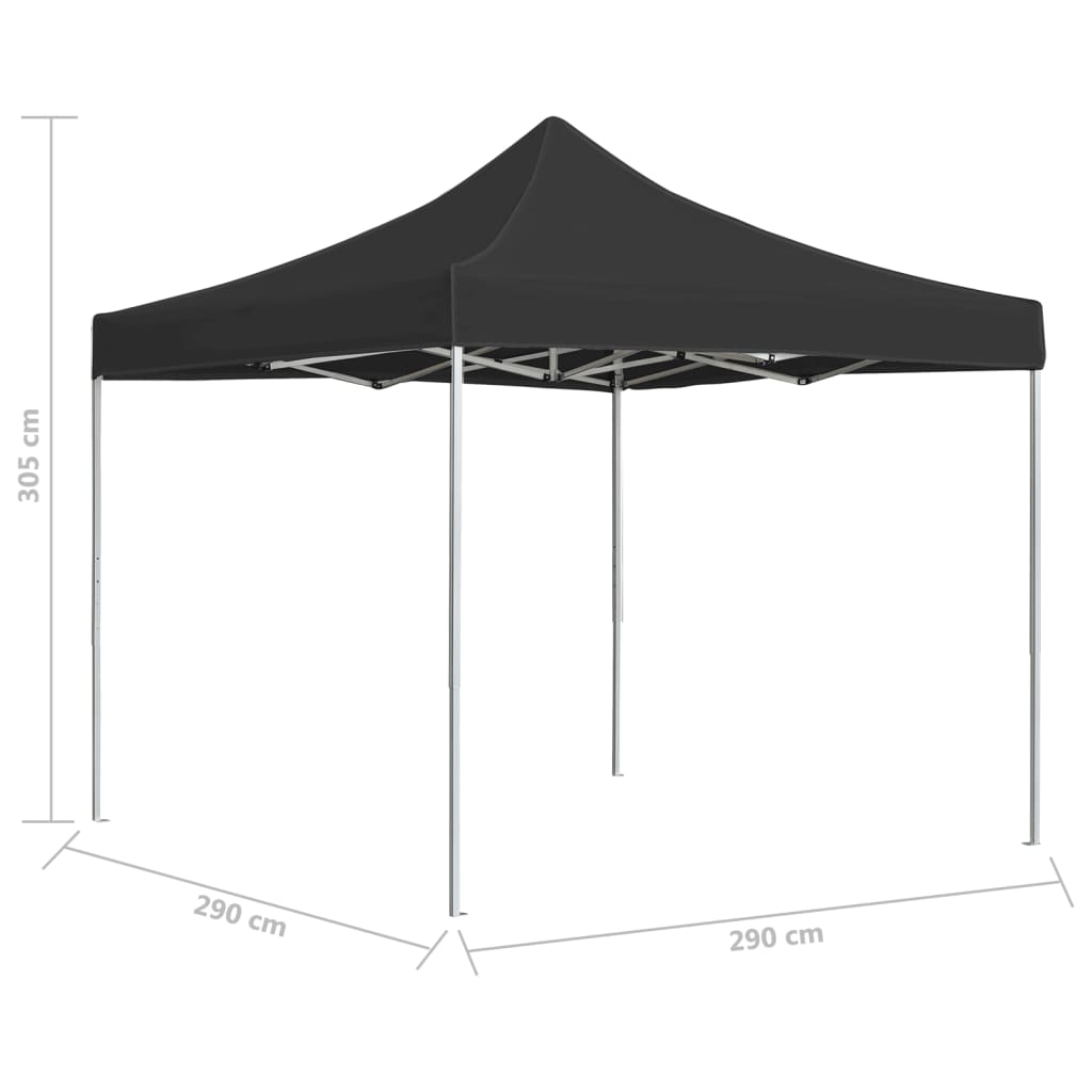 vidaXL Profesjonalny, składany namiot imprezowy, 3 x 3 m, aluminiowy