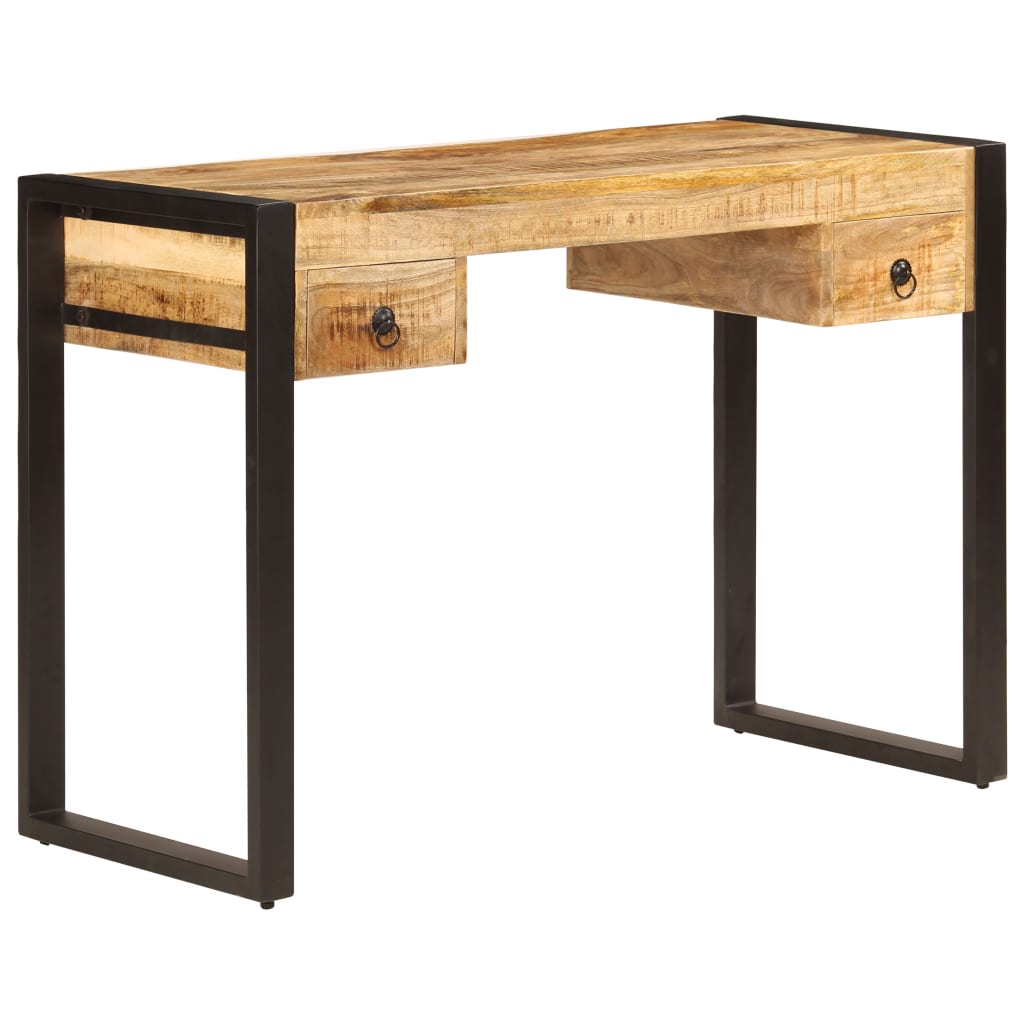vidaXL Biurko z 2 szufladami, 110x50x77 cm, lite drewno mango