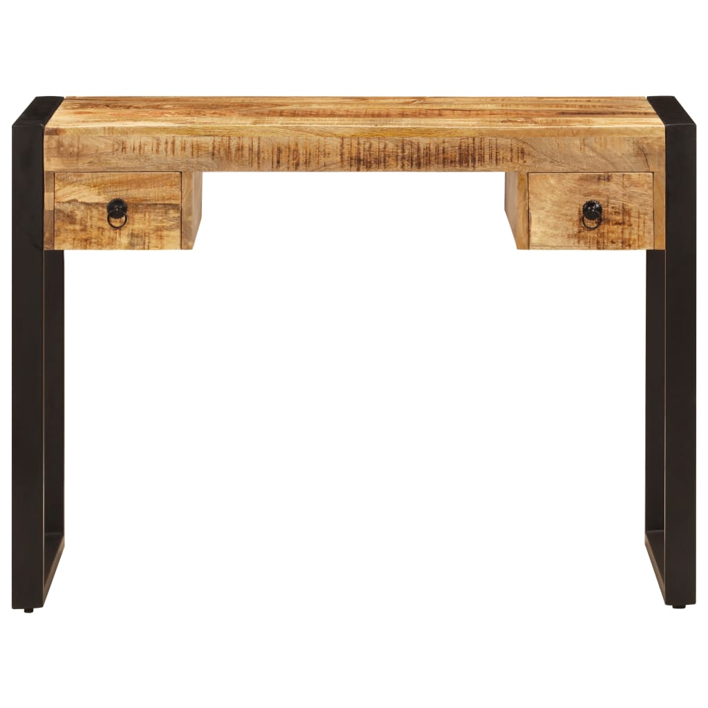vidaXL Biurko z 2 szufladami, 110x50x77 cm, lite drewno mango