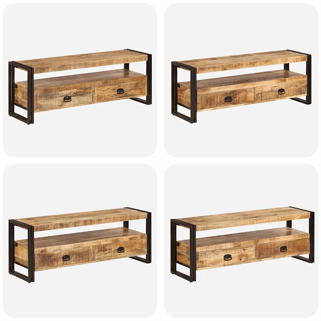 vidaXL Szafka pod TV, 120x35x45 cm, lite drewno mango